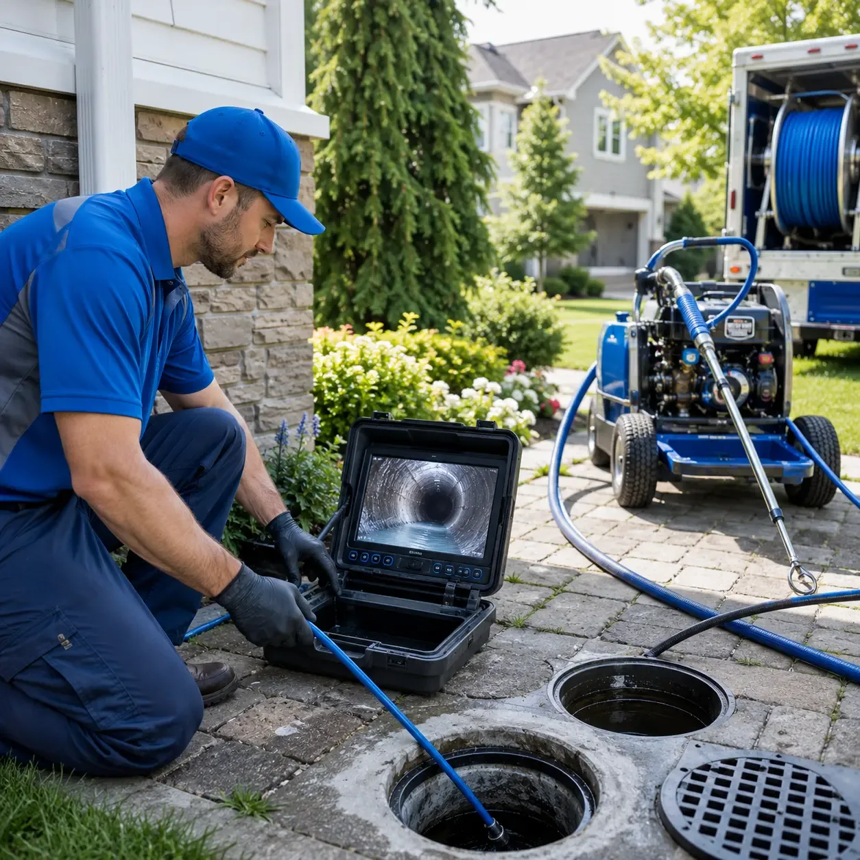 Outdoor drain cleaning professionals serving Revillo, SD